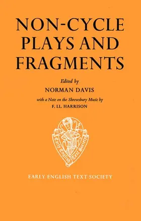 Davis |  Non-Cycle Plays and Fragments | Buch |  Sack Fachmedien