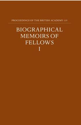 Thompson |  Proceedings of the British Academy, Volume 115 Biographical Memoirs of Fellows, I | Buch |  Sack Fachmedien