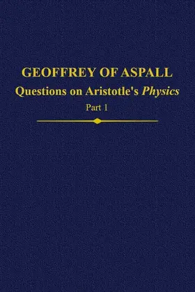 Ashworth / Donati / Trifogli |  Geoffrey of Aspall, Part 1 | Buch |  Sack Fachmedien