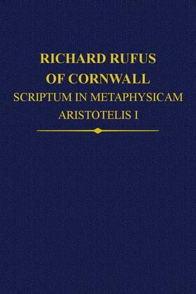Wood / Ottman / Lewis |  Richard Rufus of Cornwall | Buch |  Sack Fachmedien