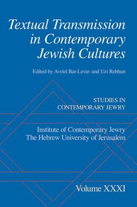 Bar-Levav / Rebhun |  Text Transmiss in Cont Jewish Cult Scj C | Buch |  Sack Fachmedien