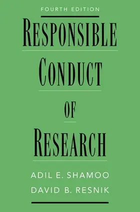 Shamoo / Resnik |  Responsible Conduct of Research | Buch |  Sack Fachmedien