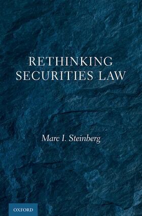 Steinberg | Rethinking Securities Law | Buch | 978-0-19-758314-2 | sack.de