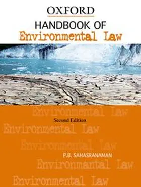 Sahasranaman |  Handbook of Environmental Law (Second Edition) | Buch |  Sack Fachmedien