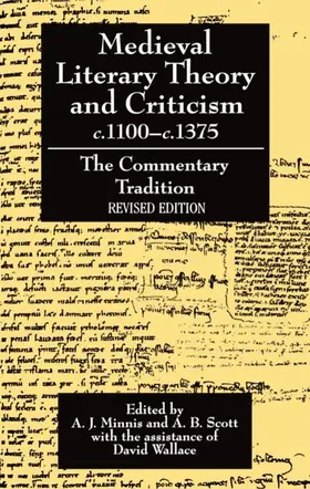 Minnis / Scott |  Medieval Literary Theory and Criticism C.1100--C.1375 | Buch |  Sack Fachmedien