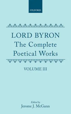 Byron / McGann |  The Complete Poetical Works | Buch |  Sack Fachmedien