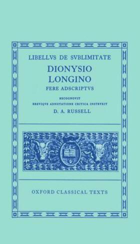 Russell |  Longinus Libellus de Sublimitate | Buch |  Sack Fachmedien