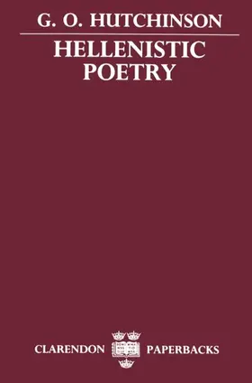 Hutchinson |  Hellenistic Poetry | Buch |  Sack Fachmedien