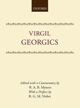 Virgil / Mynors / Nynors |  Georgics | Buch |  Sack Fachmedien