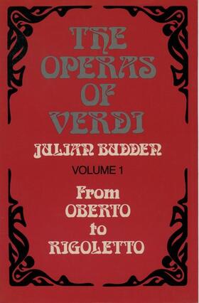 Budden |  The Operas of Verdi | Buch |  Sack Fachmedien
