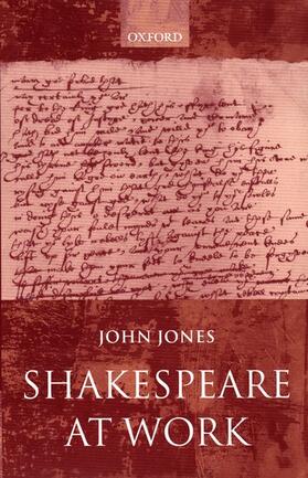 Jones |  Shakespeare at Work | Buch |  Sack Fachmedien