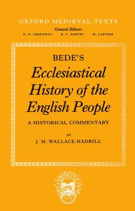 Wallace-Hadrill |  Bede's Ecclesiastical History of the English People | Buch |  Sack Fachmedien