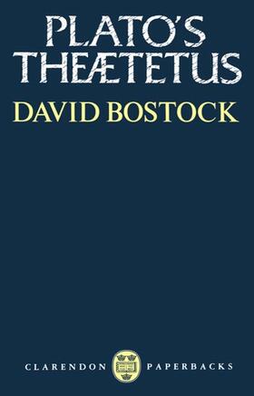 Bostock |  Plato's Theaetetus | Buch |  Sack Fachmedien