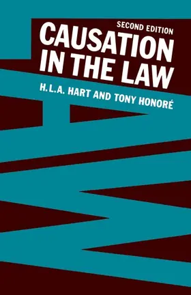 Hart / Honore / Honoré |  Causation in the Law | Buch |  Sack Fachmedien