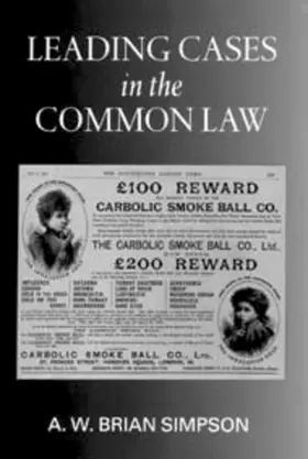 Simpson | Leading Cases in the Common Law | Buch | 978-0-19-826299-2 | sack.de