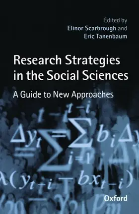 Scarbrough / Tanenbaum |  Research Strategies in the Social Sciences | Buch |  Sack Fachmedien