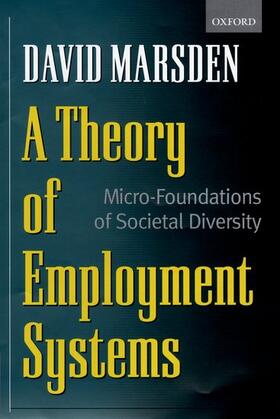 Marsden |  A Theory of Employment Systems | Buch |  Sack Fachmedien