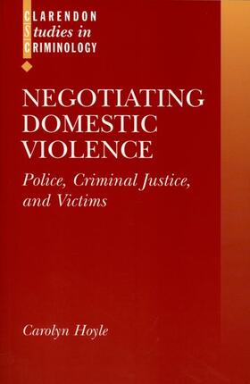 Hoyle |  Negotiating Domestic Violence | Buch |  Sack Fachmedien