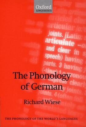 Wiese |  The Phonology of German | Buch |  Sack Fachmedien