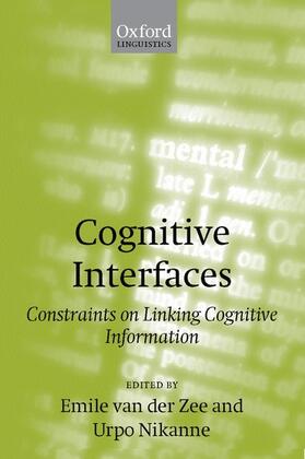 Zee / Nikanne |  Cognitive Interfaces | Buch |  Sack Fachmedien