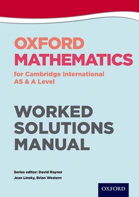 Linsky / Western / Nicholson |  Oxford Mathematics for Cambridge International AS & A Level Worked Solutions Manual CD | Sonstiges |  Sack Fachmedien