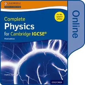 Pople |  Complete Physics for Cambridge IGCSE¿ Online Student Book | Sonstiges |  Sack Fachmedien