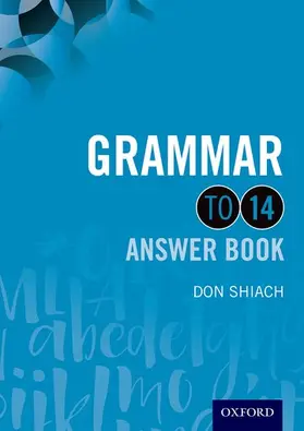 Shiach / Barton |  Grammar to 14 Answer Book | Buch |  Sack Fachmedien