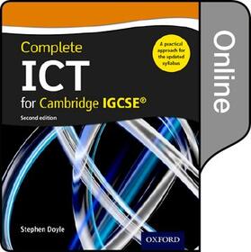 Doyle |  Complete ICT for Cambridge IGCSE Online Student Book | Sonstiges |  Sack Fachmedien