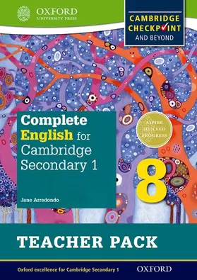 Arredondo |  Complete English for Cambridge Lower Secondary Teacher Pack 8 | Buch |  Sack Fachmedien