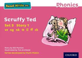 Munton |  Read Write Inc. Phonics: Scruffy Ted (Pink Set 3 Storybook 1) | Buch |  Sack Fachmedien