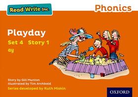 Munton |  Read Write Inc. Phonics: Playday (Orange Set 4 Storybook 1) | Buch |  Sack Fachmedien
