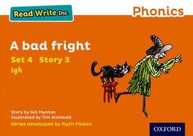 Munton |  Read Write Inc. Phonics: Orange Set 4 Storybook 3 A Bad Fright | Buch |  Sack Fachmedien