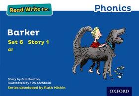 Munton |  Read Write Inc. Phonics: Blue Set 6 Storybook 1 Barker | Buch |  Sack Fachmedien