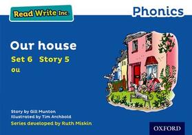 Munton |  Read Write Inc. Phonics: Blue Set 6 Storybook 5 Our House | Buch |  Sack Fachmedien