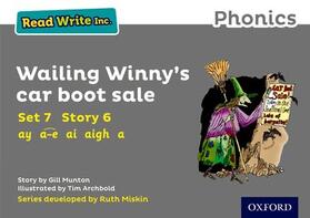 Munton |  Read Write Inc. Phonics: Wailing Winny's Car Boot Sale (Grey Set 7 Storybook 6) | Buch |  Sack Fachmedien