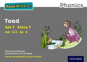 Munton |  Read Write Inc. Phonics: Toad (Grey Set 7 Storybook 7) | Buch |  Sack Fachmedien