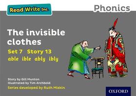 Munton |  Read Write Inc. Phonics: The Invisible Clothes (Grey Set 7 Storybook 13) | Buch |  Sack Fachmedien