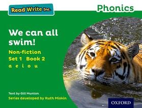 Munton |  Read Write Inc. Phonics: We Can All Swim! (Green Set 1 Non-fiction 2) | Buch |  Sack Fachmedien