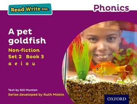 Munton |  Read Write Inc. Phonics: A Pet Goldfish (Purple Set 2 Non-fiction 3) | Buch |  Sack Fachmedien