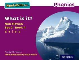 Munton |  Read Write Inc. Phonics: What is it? (Purple Set 2 Non-fiction 4) | Buch |  Sack Fachmedien