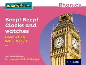 Munton |  Read Write Inc. Phonics: Beep! Beep! Clocks and Watches (Pink Set 3 Non-fiction 2) | Buch |  Sack Fachmedien
