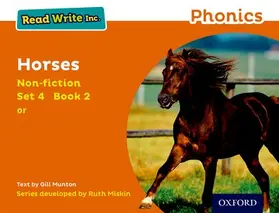 Munton |  Read Write Inc. Phonics: Horses (Orange Set 4 Non-fiction 2) | Buch |  Sack Fachmedien