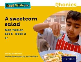 Munton |  Read Write Inc. Phonics: A Sweetcorn Salad (Yellow Set 5 Non-fiction 2) | Buch |  Sack Fachmedien