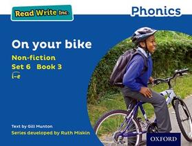 Munton |  Read Write Inc. Phonics: Blue Set 6 Non-fiction 3 On Your Bike | Buch |  Sack Fachmedien