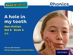 Munton |  Read Write Inc. Phonics: A hole in my tooth (Blue Set 6 Non-fiction 4) | Buch |  Sack Fachmedien