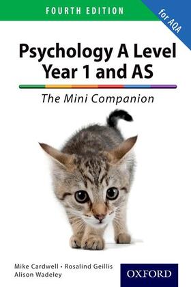 Cardwell / Flanagan / Geillis |  The Complete Companions: A Level Year 1 and AS Psychology: The Mini Companion for AQA | Buch |  Sack Fachmedien