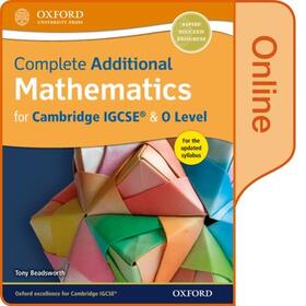 Beadsworth |  Complete Additional Mathematics for Cambridge IGCSE¿  & O Level Online Book | Sonstiges |  Sack Fachmedien