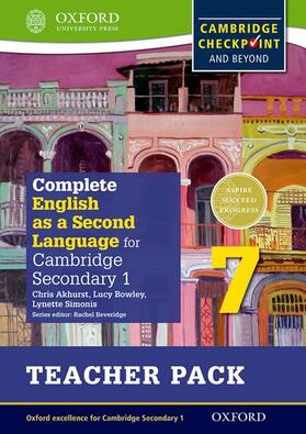 Akhurst / Bowley / Simonis |  Complete English as a Second Language for Cambridge Lower Secondary Teacher Pack 7 | Buch |  Sack Fachmedien