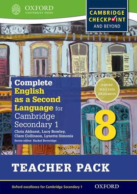 Akhurst / Bowley / Collinson |  Complete English as a Second Language for Cambridge Lower Secondary Teacher Pack 8 | Buch |  Sack Fachmedien