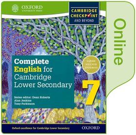 Roberts / Parkinson / Jenkins |  Complete English for Cambridge Lower Secondary Online Student Book 7 | Sonstiges |  Sack Fachmedien